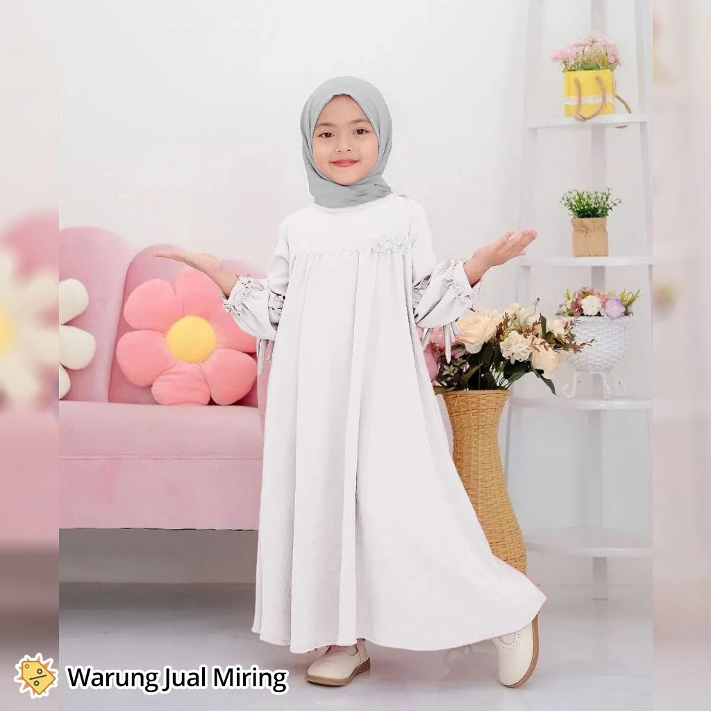 Robe froissée Airflow pour filles de 4 à 12 ans