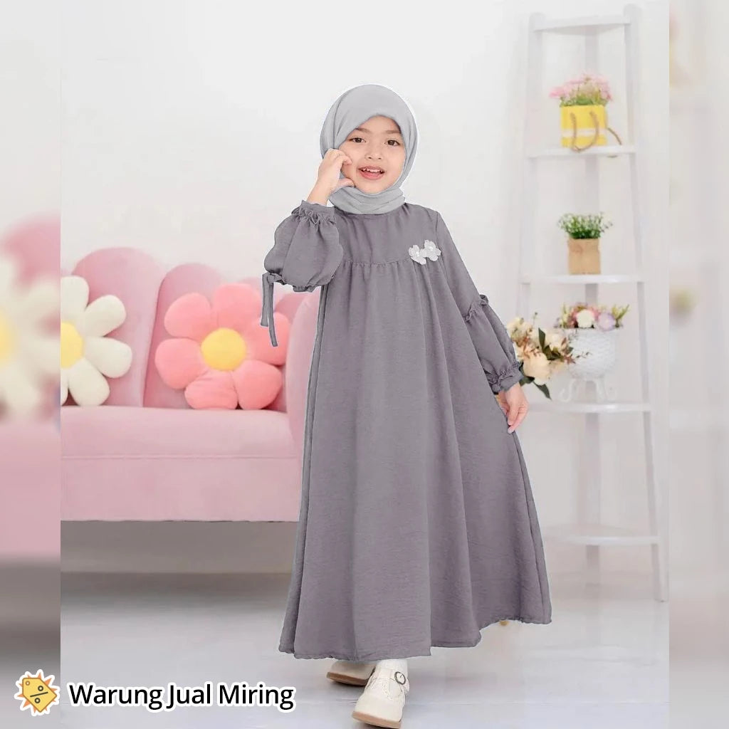 Robe froissée Airflow pour filles de 4 à 12 ans