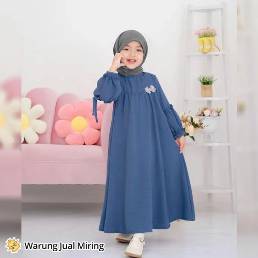 Robe froissée Airflow pour filles de 4 à 12 ans